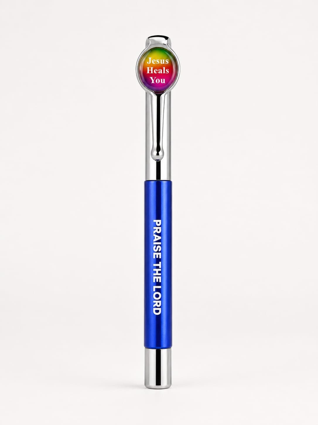 Praise the Lord Stainless Steel Pen – Silver Finish